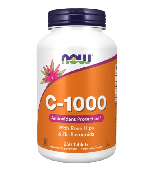 NOW C-1000 Rose Hips & Bioflavonoids 250 табл