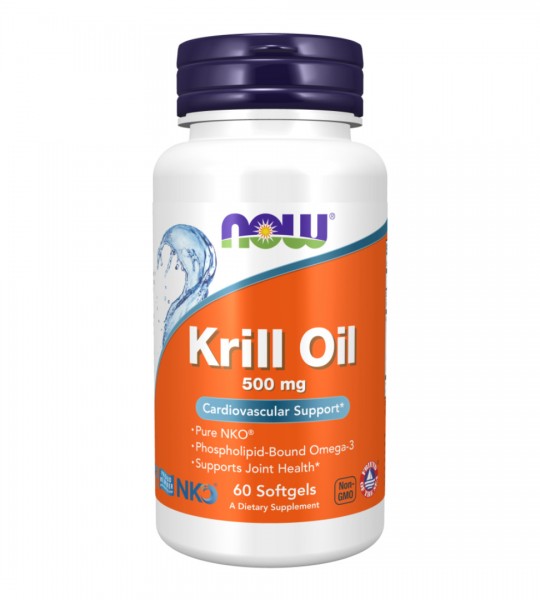 NOW Krill Oil 500 mg 60 капс