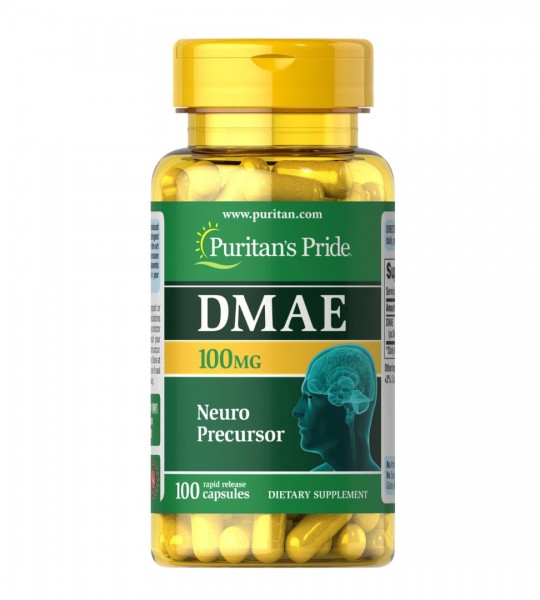 Puritan's Pride DMAE 100 mg Neuro Precursor 100 капс