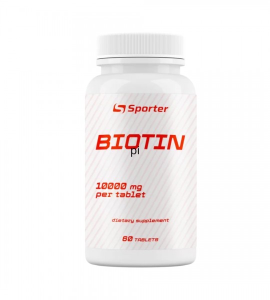 Sporter Biotin 10000 mcg 60 табл