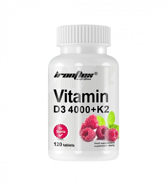 IronFlex Vitamin D3 4000 + K2 120 табл