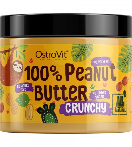 OstroVit 100% Peanut Butter Crunchy 500 грамм