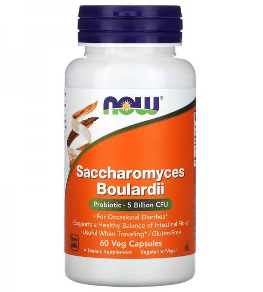Now Saccharomyces Boulardii 60 капс