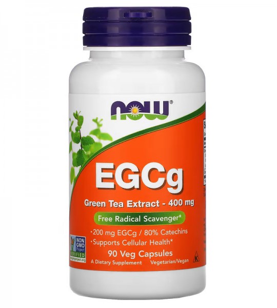 Now EGCg 400 mg 90 Veg Capsules 90 капс