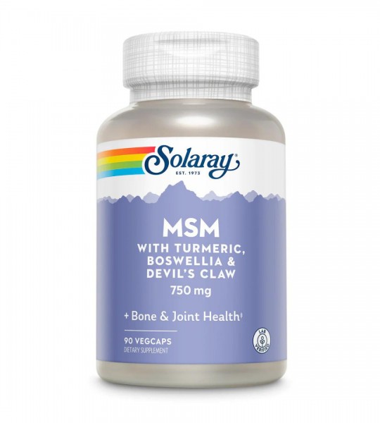 Solaray MSM 750 mg Veg Caps (90 капс)