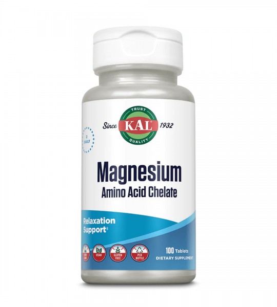 KAL Magnesium Amino Acid Chelate 220 mg (100 табл)
