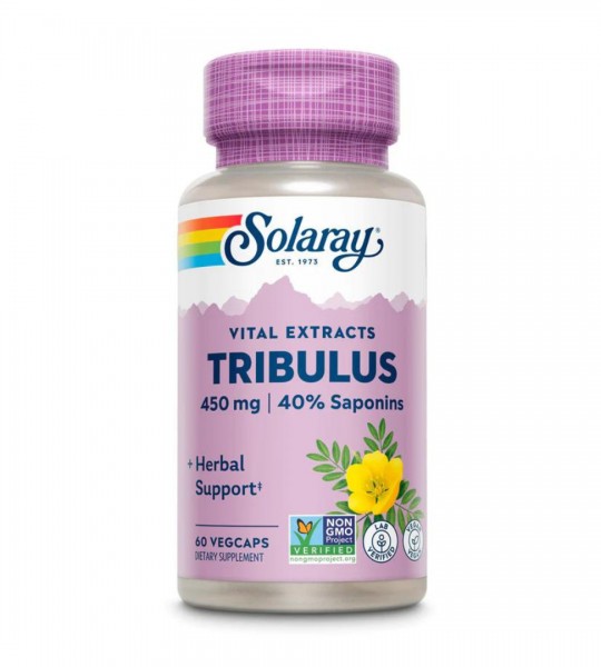 Solaray Tribulus 450 mg | 40% Saponins Veg Caps (60 капс)