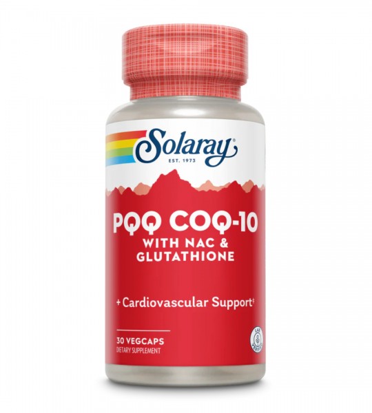 Solaray PQQ COQ-10 with NAC & Glutathione Veg Caps (30 капс)