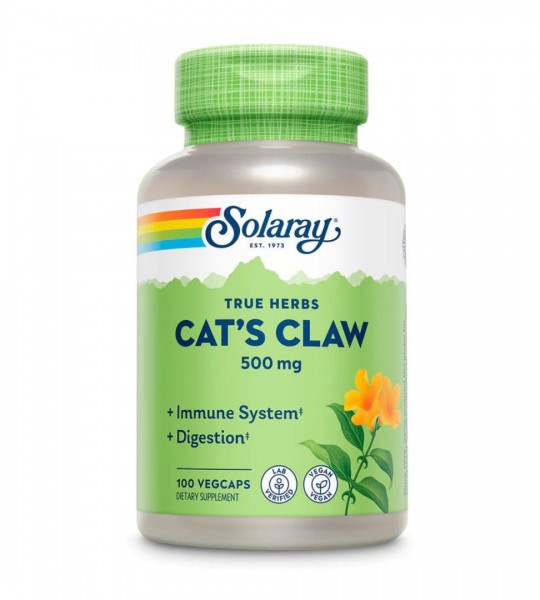 Solaray Cat's Claw 500 mg Veg Caps (100 капс)