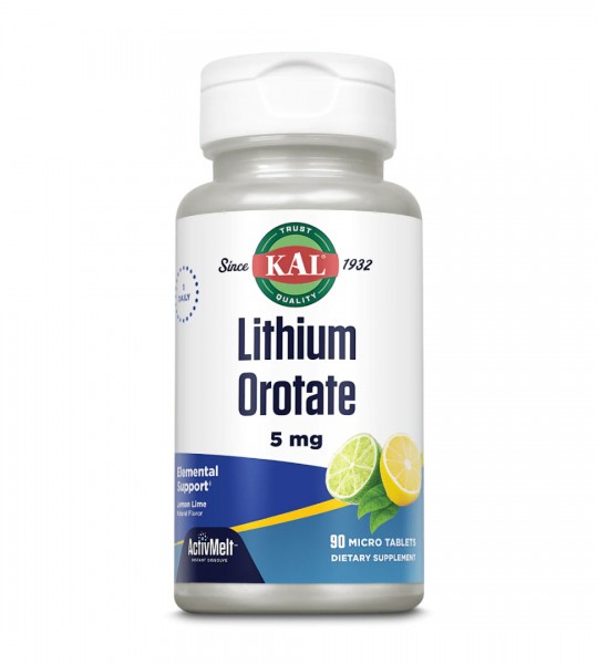 KAL Lithium Orotate 5 mg (90 табл)