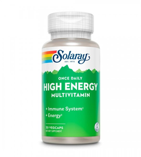 Solaray High Energy Multivitamin Veg Caps (30 капс)