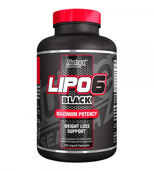 Nutrex Lipo 6 Black Maximum Potency Liquid Caps 120 капс