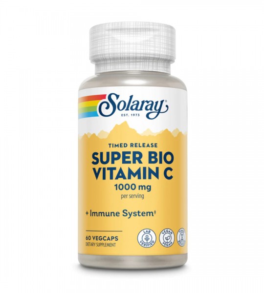 Solaray Vitamin C Super Bio 1000 mg Veg Caps (60 капс)