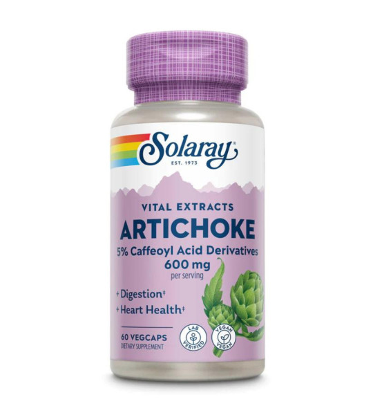 Solaray Artichoke 600 mg VegCap (60 капс)