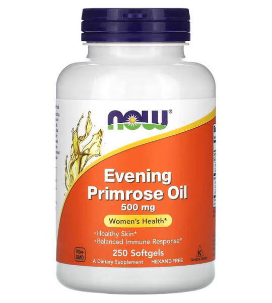 NOW Evening Primrose Oil 500 mg Softgels (250 капс)