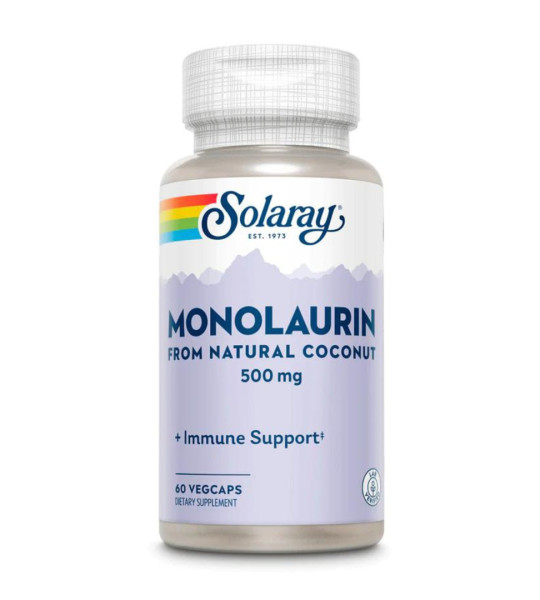 Solaray Monolaurin 500 mg Veg Caps (60 капс)