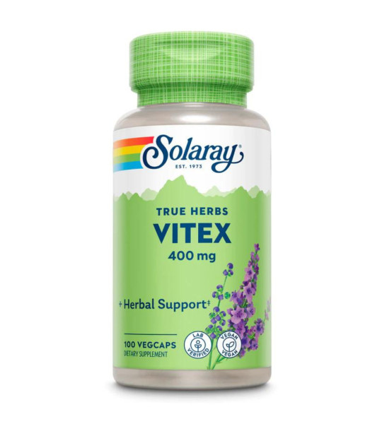 Solaray Vitex 400 mg Veg Caps (100 капс)