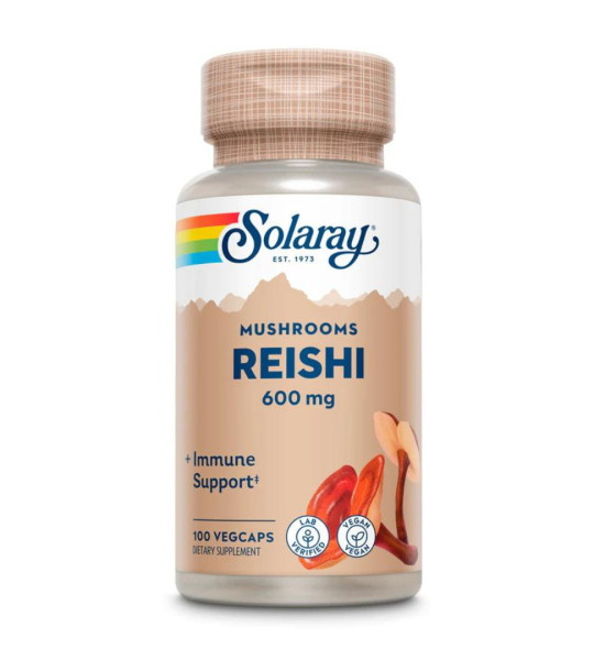 Solaray Mushrooms Reishi 600 mg VegCap (100 капс)