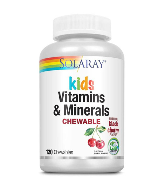 Solaray Kids Vitamins & Minerals 120 табл