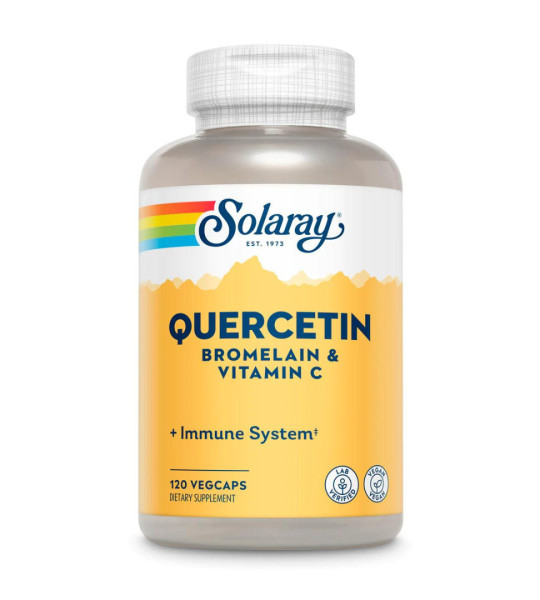 Solaray Quercetin bromelain & vitamin C VegCap (120 капс)