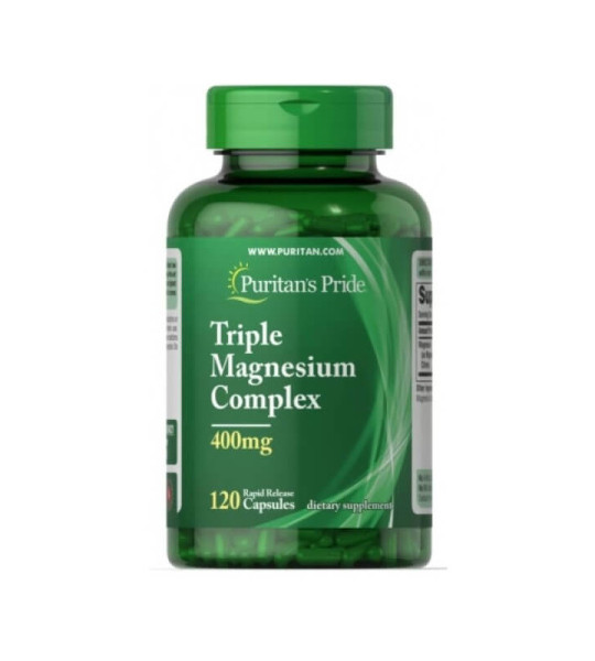 Puritan's Pride Triple Magnesium Complex 400 mg (120 капс)