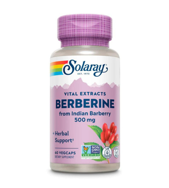 Solaray Berberine 500 mg Veg Caps (60 капс)