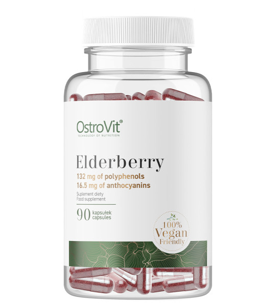 OstroVit Elderberry 330 mg Vegan (90 капс)