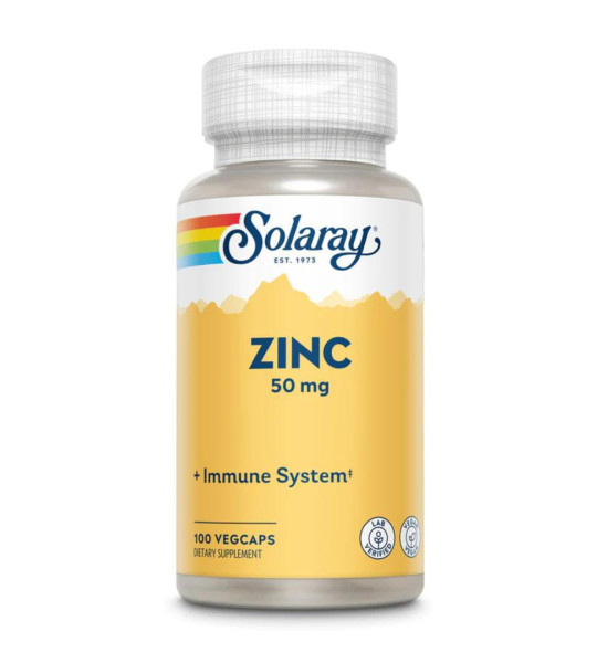 Solaray Zinc 50 mg Veg Caps (100 капс)