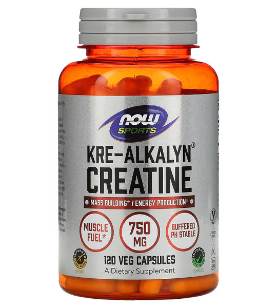 NOW Sports Kre-Alkalyn Creatine 750 mg Veg Caps (120 капс)