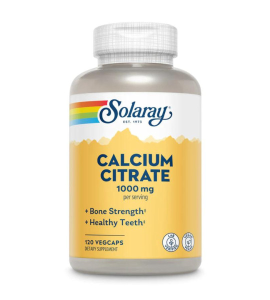Solaray Calcium Citrate 1000 mg Veg Caps (120 капс)