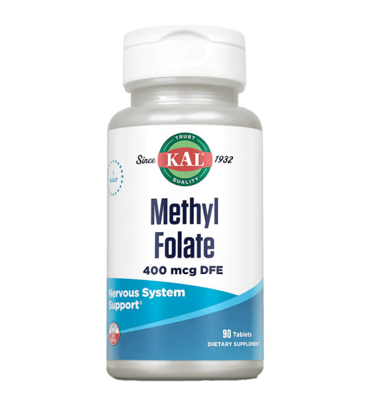 KAL Methyl Folate 400 mcg DFE (90 табл)