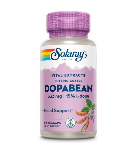 Solaray Dopabean 333 mg | 15% L-dopa Veg Caps (60 капс)