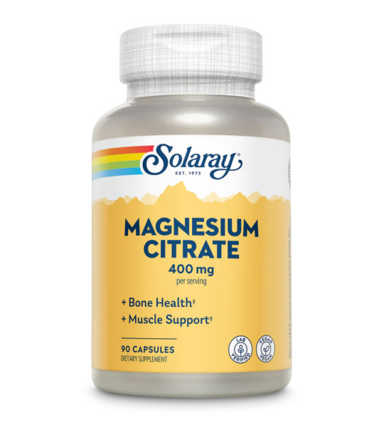 Solaray Magnesium Citrate 400 mg (90 капс)