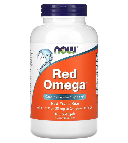 NOW Red Omega Softgels (180 капс)