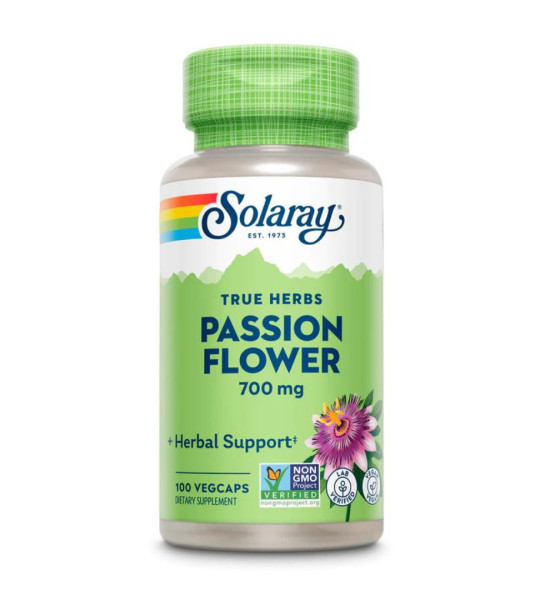 Solaray Passion Flower 700 mg Veg Caps (100 капс)