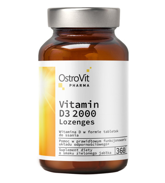 OstroVit Pharma Vitamin D3 2000 Lozenges (360 табл)