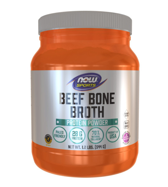 NOW Sports Beef Bone Broth Powder (544 грам)