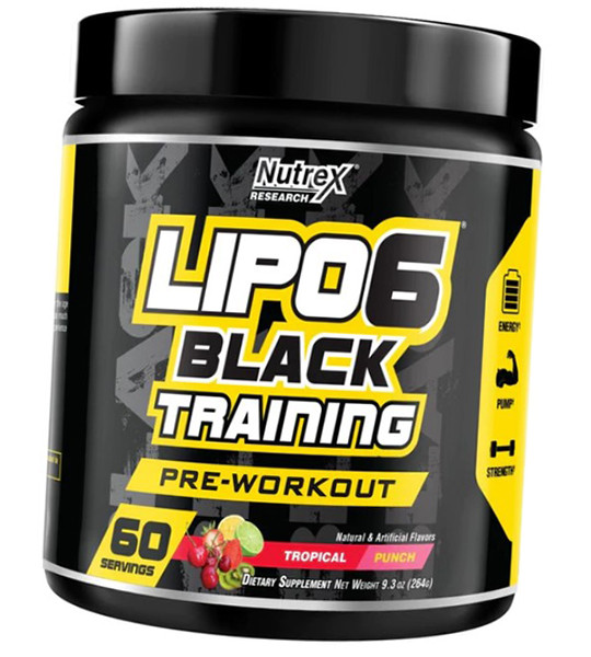 Nutrex Lipo 6 Black Trainig Pre-workout (264 грам)