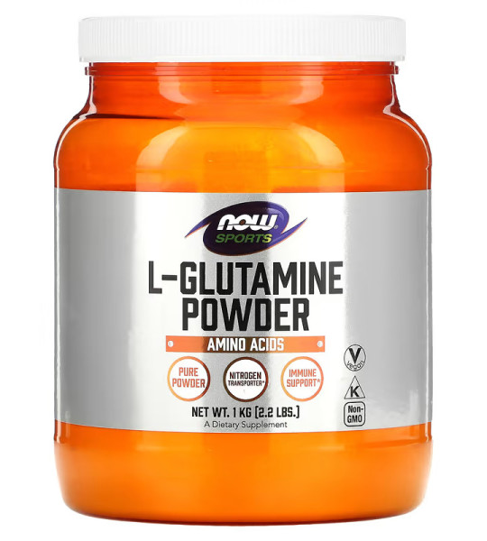 NOW Sports L-Glutamine Powder (1000 грамм)