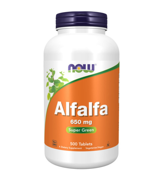NOW Alfalfa 650 mg (500 табл)