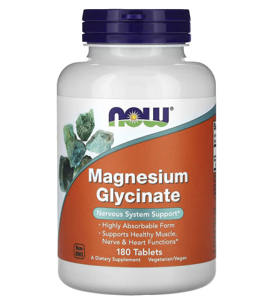 NOW Magnesium Glycinate (180 табл)