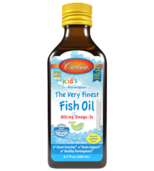 Carlson Kid's Fish Oil 800 mg Omega-3s (200 ml)