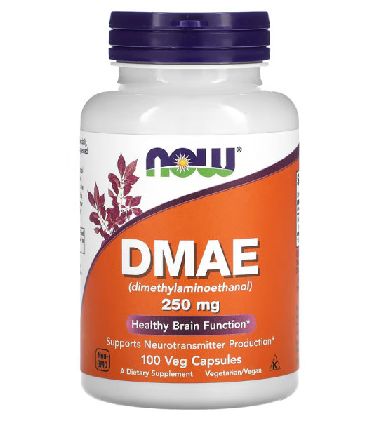 NOW DMAE 250 mg Veg Caps (100 капс)