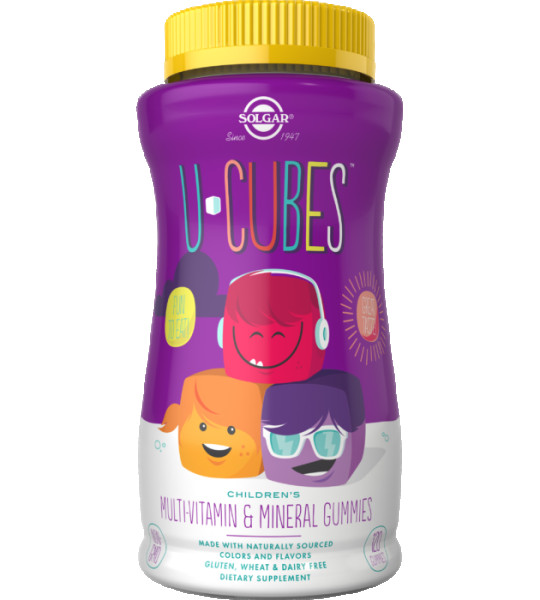 Solgar U-Cubes Children's Multi-Vitamin & Mineral Gummies (120 табл)