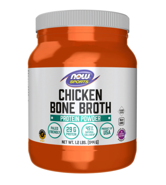 NOW Sports Chicken Bone Broth Powder (544 грамм)