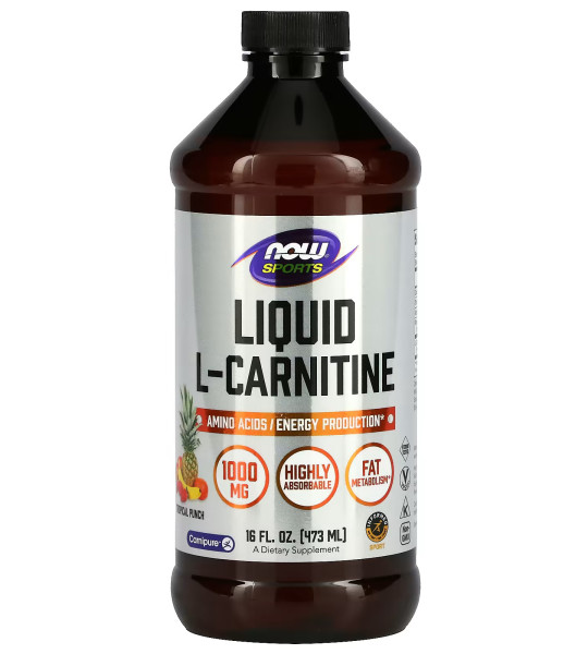 NOW Sports Liquid L-Carnitine 1000 mg (473 ml)