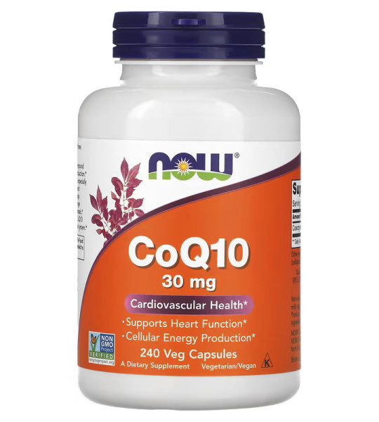 NOW CoQ10 30 mg Veg Caps (240 капс)