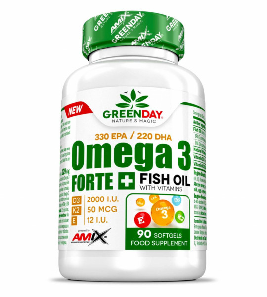 Amix GreenDay Omega 3 FORTE Softgels (90 капс)