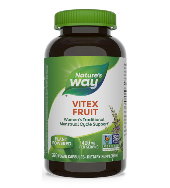 Nature's Way Vitex Fruit 400 mg Veg Caps (320 капс)