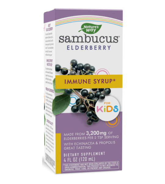 Nature's Way Sambucus Immune Syrup for Kids (120 ml)